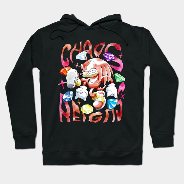 Chaos Reigns (Colored Text) Hoodie by KyleCulp